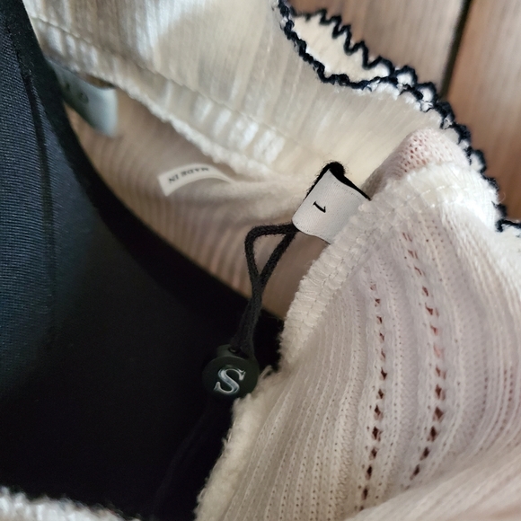 Sandro Cotton Rich Ruffled Top - Picture 5 of 6